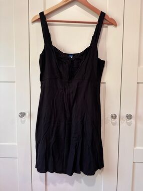 Old Navy Black Petite Dress with Pockets